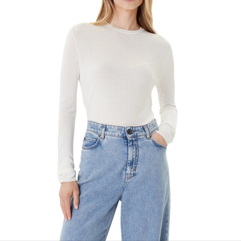 Calvin Klein Maglia Maglia Donna fine a girocollo S - Francavilla Moda